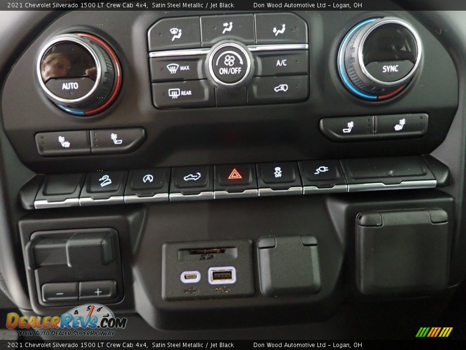 2021 Chevrolet Silverado 1500 LT Crew Cab 4x4 Satin Steel Metallic / Jet Black Photo #20