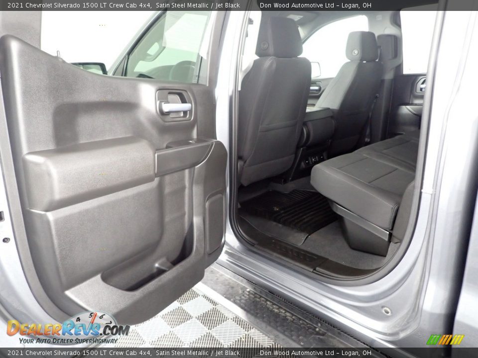 2021 Chevrolet Silverado 1500 LT Crew Cab 4x4 Satin Steel Metallic / Jet Black Photo #22
