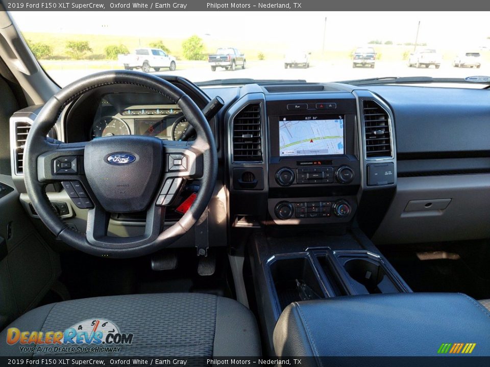 2019 Ford F150 XLT SuperCrew Oxford White / Earth Gray Photo #19