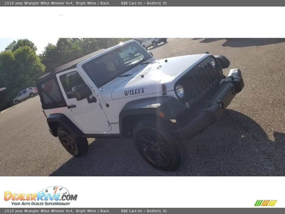 2016 Jeep Wrangler Willys Wheeler 4x4 Bright White / Black Photo #26