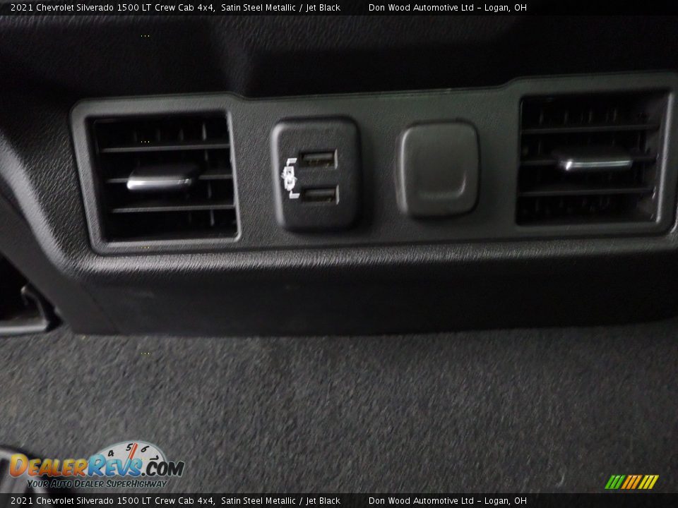 2021 Chevrolet Silverado 1500 LT Crew Cab 4x4 Satin Steel Metallic / Jet Black Photo #25
