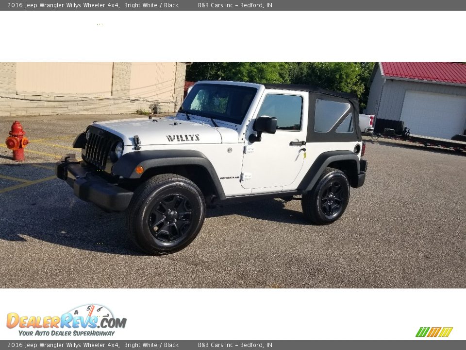 2016 Jeep Wrangler Willys Wheeler 4x4 Bright White / Black Photo #27