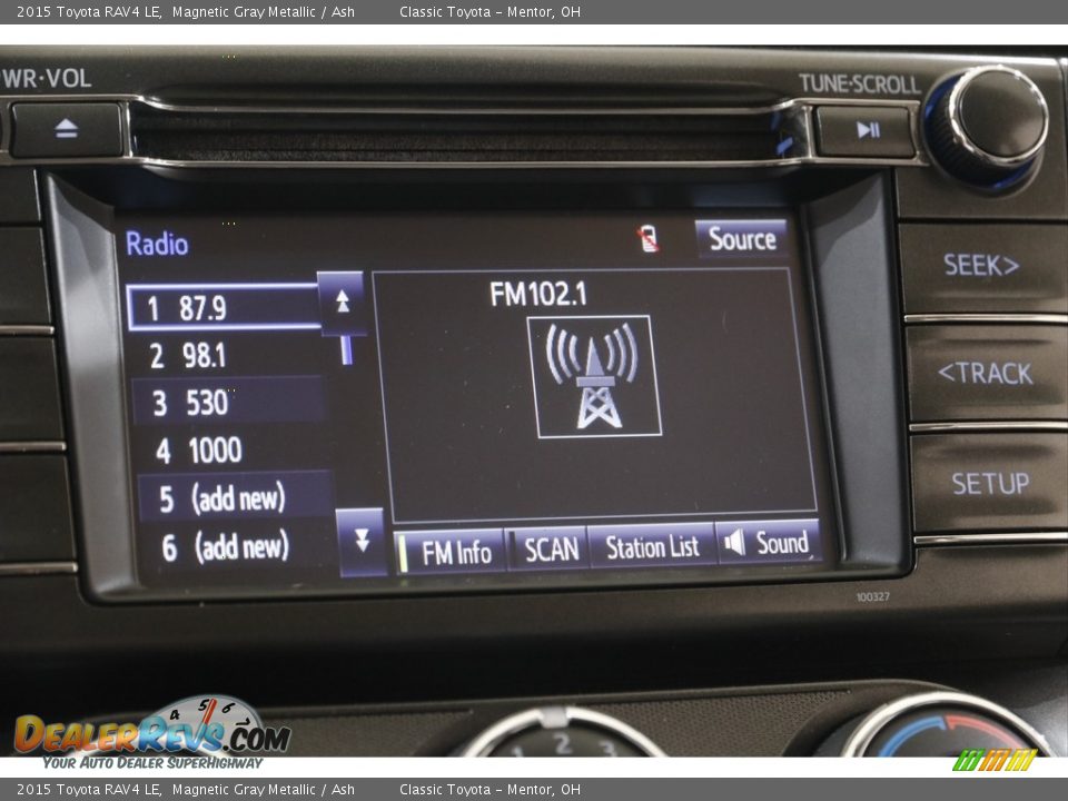 2015 Toyota RAV4 LE Magnetic Gray Metallic / Ash Photo #10