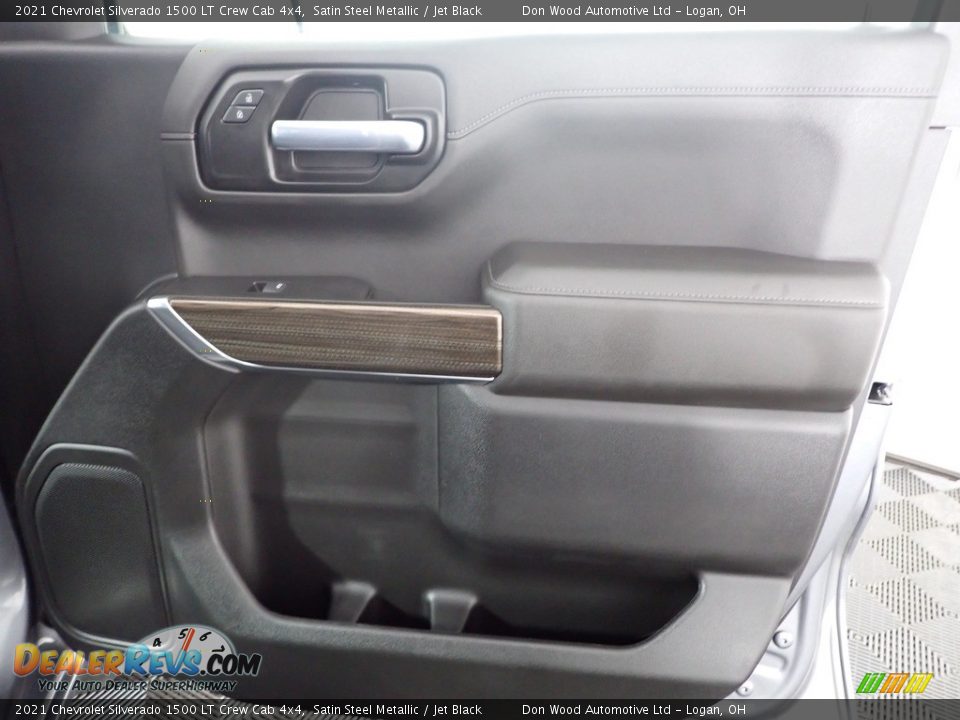 2021 Chevrolet Silverado 1500 LT Crew Cab 4x4 Satin Steel Metallic / Jet Black Photo #27