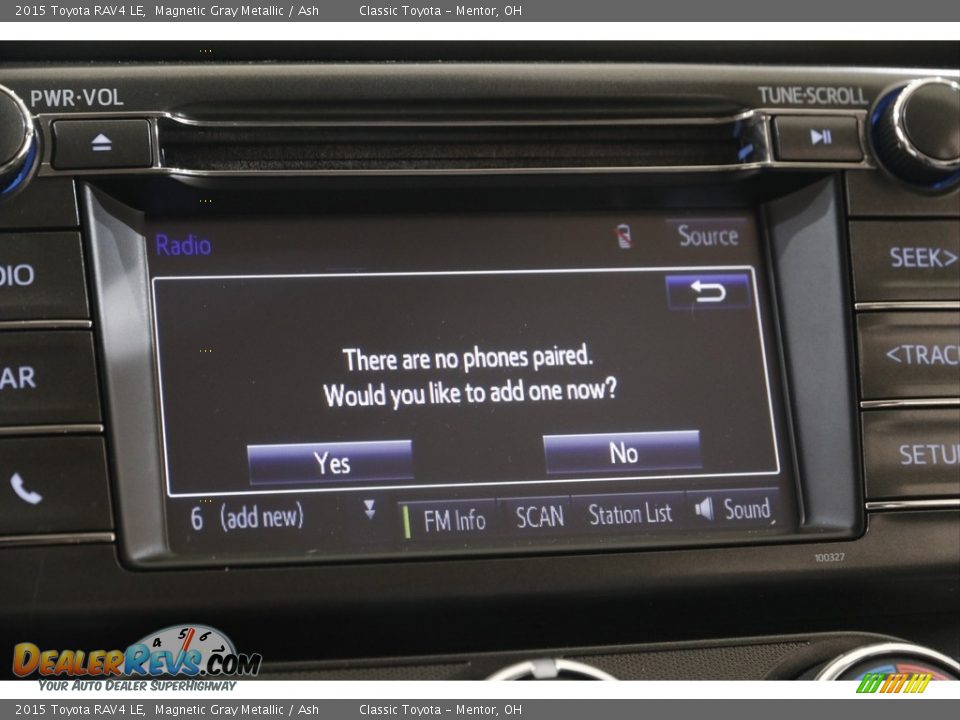 2015 Toyota RAV4 LE Magnetic Gray Metallic / Ash Photo #11