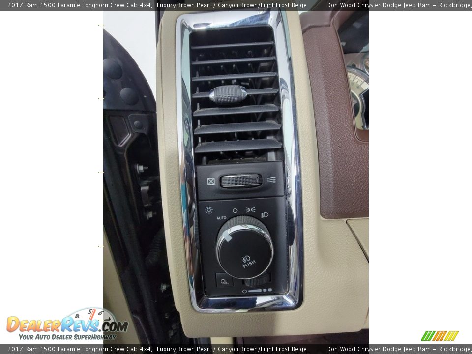 2017 Ram 1500 Laramie Longhorn Crew Cab 4x4 Luxury Brown Pearl / Canyon Brown/Light Frost Beige Photo #26