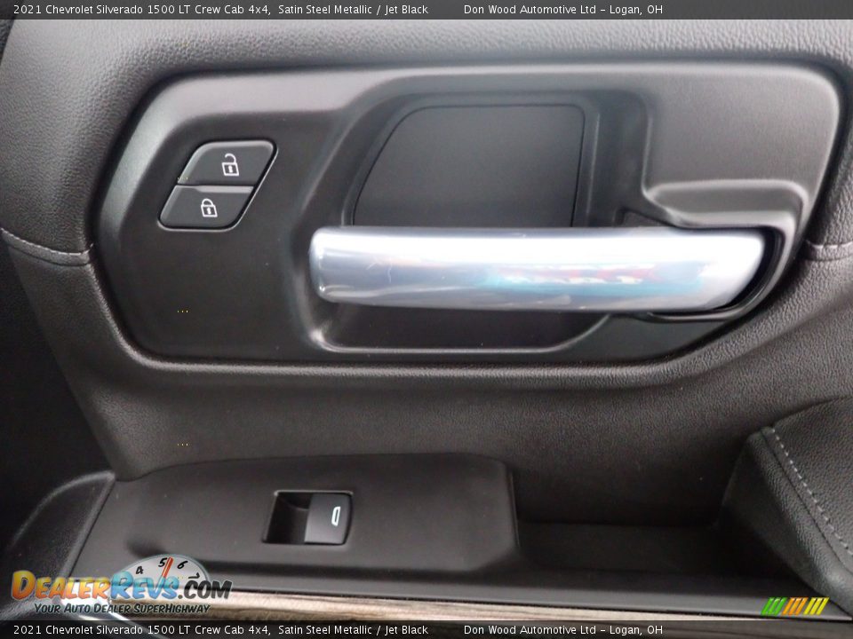 2021 Chevrolet Silverado 1500 LT Crew Cab 4x4 Satin Steel Metallic / Jet Black Photo #28