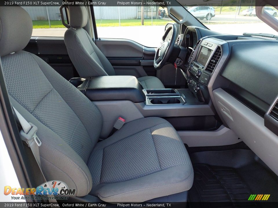 2019 Ford F150 XLT SuperCrew Oxford White / Earth Gray Photo #24