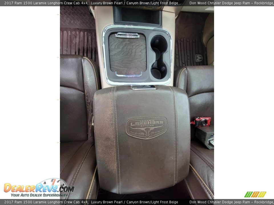 2017 Ram 1500 Laramie Longhorn Crew Cab 4x4 Luxury Brown Pearl / Canyon Brown/Light Frost Beige Photo #30