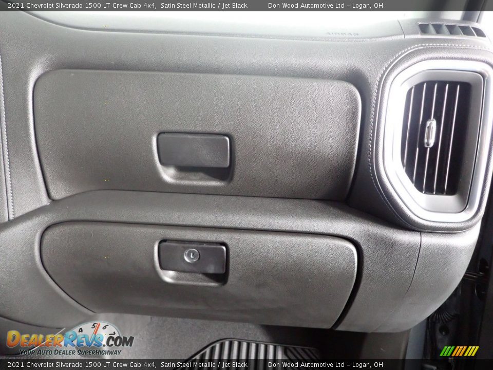2021 Chevrolet Silverado 1500 LT Crew Cab 4x4 Satin Steel Metallic / Jet Black Photo #31