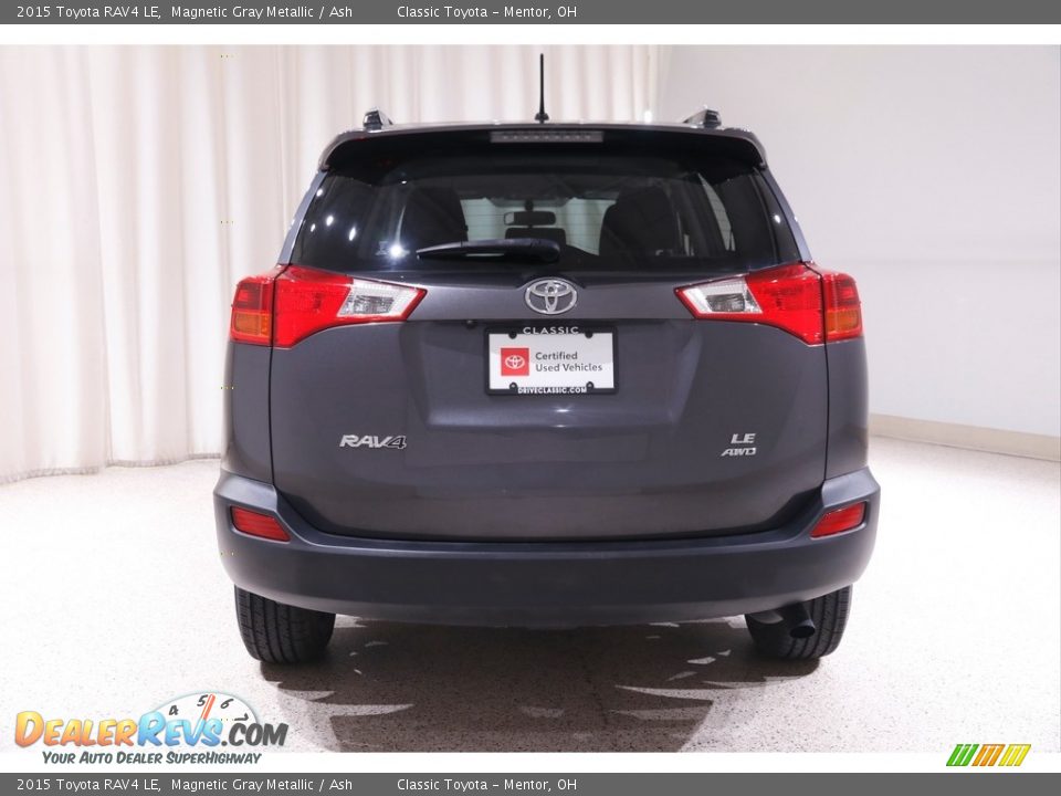 2015 Toyota RAV4 LE Magnetic Gray Metallic / Ash Photo #16
