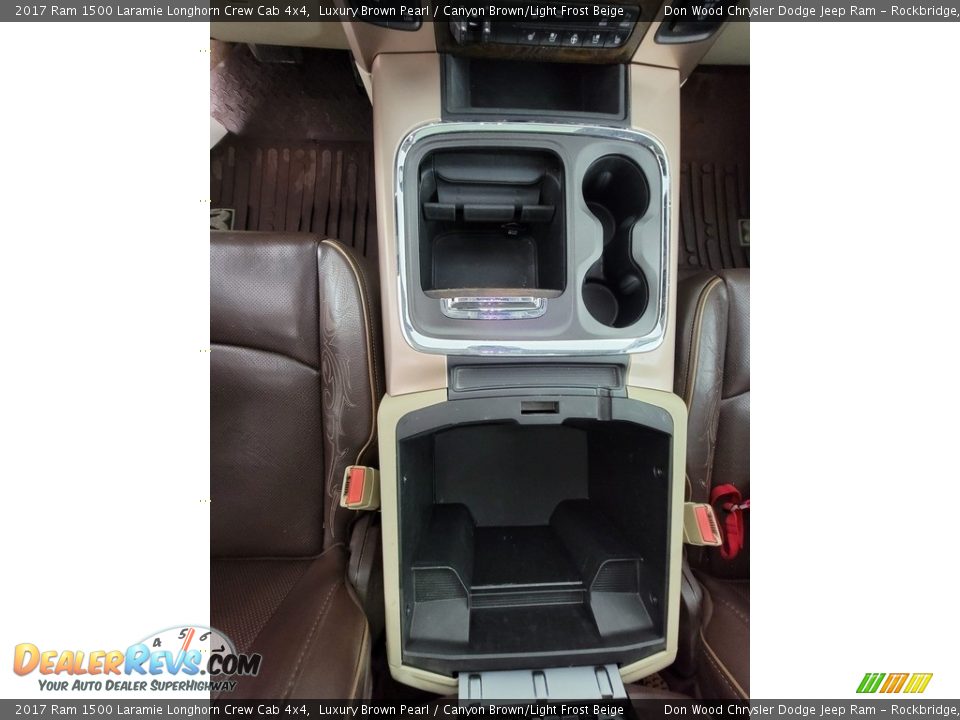 2017 Ram 1500 Laramie Longhorn Crew Cab 4x4 Luxury Brown Pearl / Canyon Brown/Light Frost Beige Photo #32