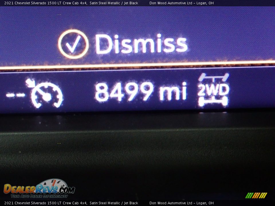 2021 Chevrolet Silverado 1500 LT Crew Cab 4x4 Satin Steel Metallic / Jet Black Photo #33