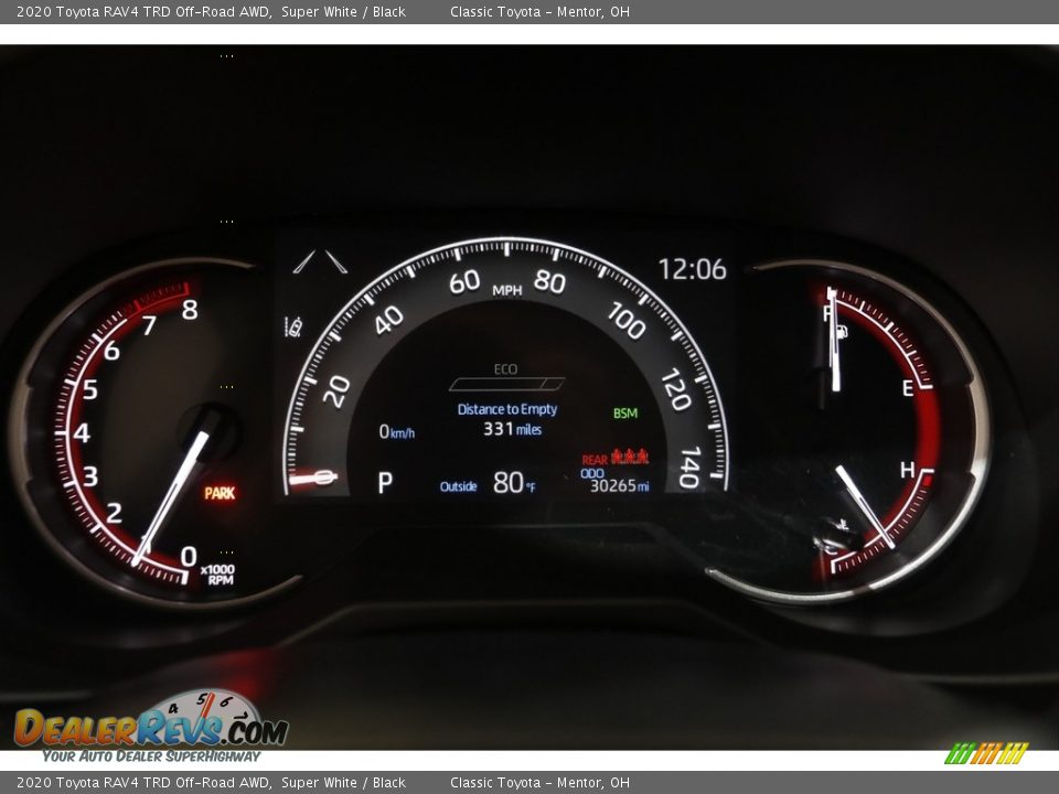2020 Toyota RAV4 TRD Off-Road AWD Gauges Photo #8