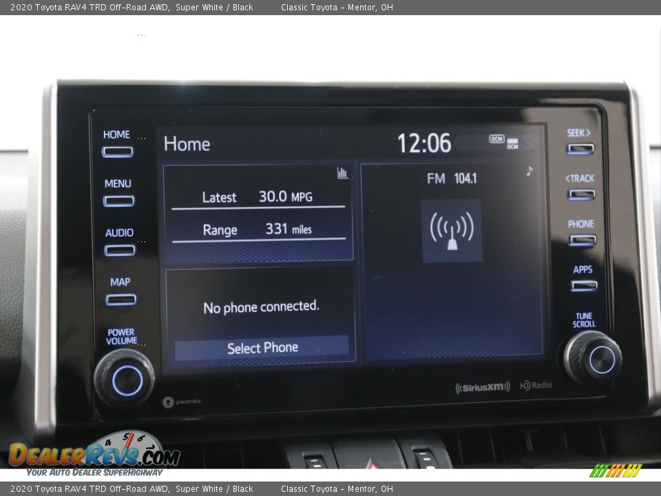 Audio System of 2020 Toyota RAV4 TRD Off-Road AWD Photo #10