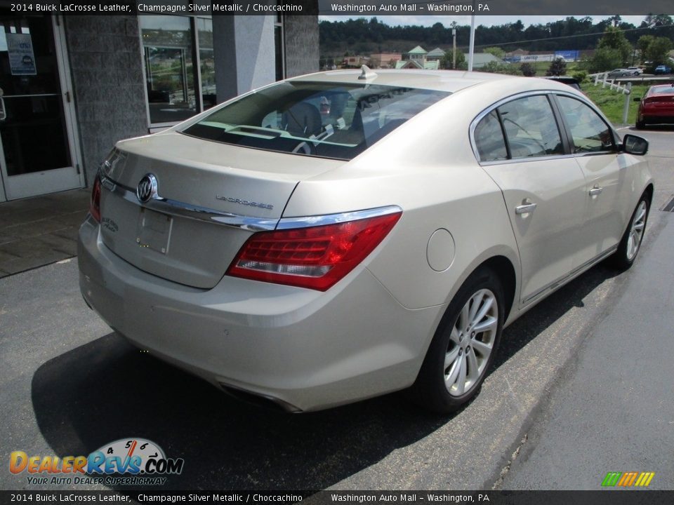 2014 Buick LaCrosse Leather Champagne Silver Metallic / Choccachino Photo #3