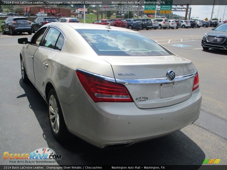 2014 Buick LaCrosse Leather Champagne Silver Metallic / Choccachino Photo #6