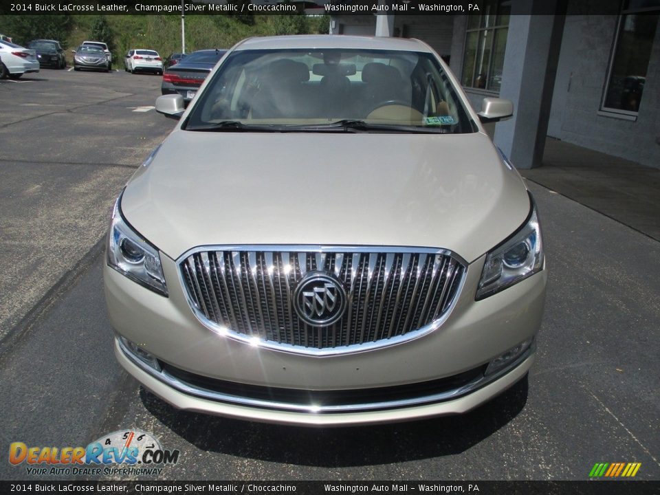 2014 Buick LaCrosse Leather Champagne Silver Metallic / Choccachino Photo #9