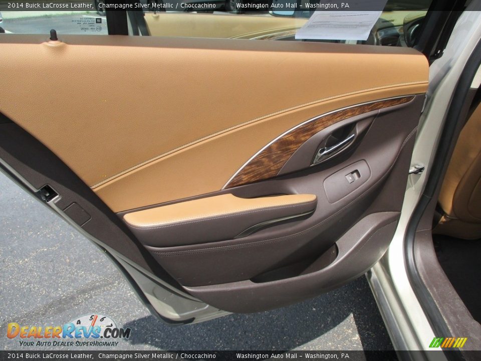 2014 Buick LaCrosse Leather Champagne Silver Metallic / Choccachino Photo #15