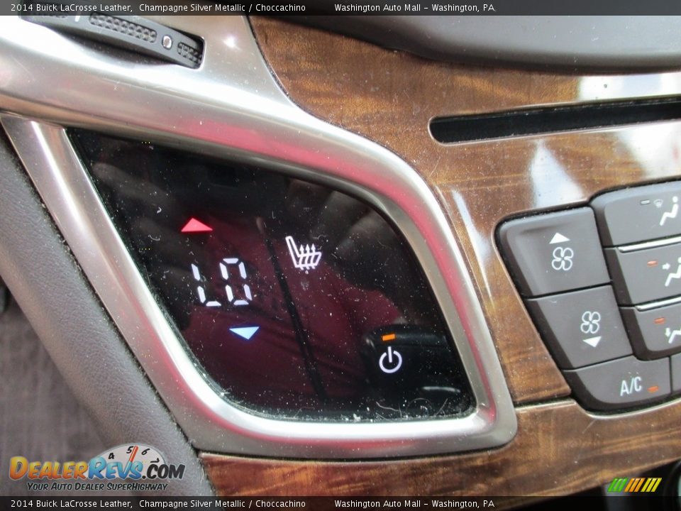 2014 Buick LaCrosse Leather Champagne Silver Metallic / Choccachino Photo #19