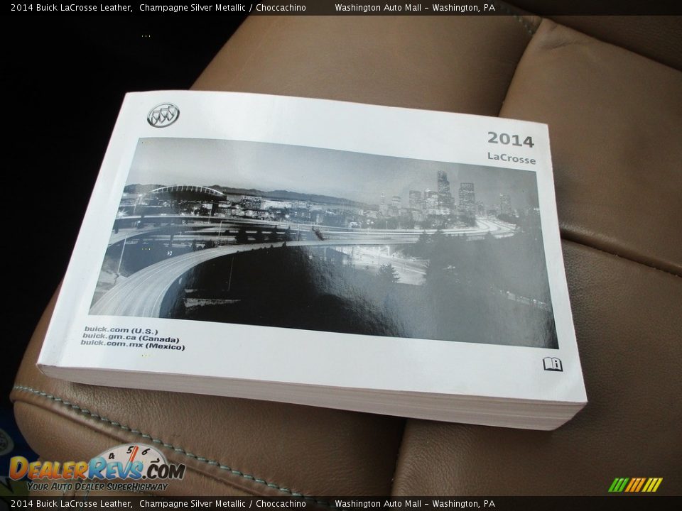 2014 Buick LaCrosse Leather Champagne Silver Metallic / Choccachino Photo #20