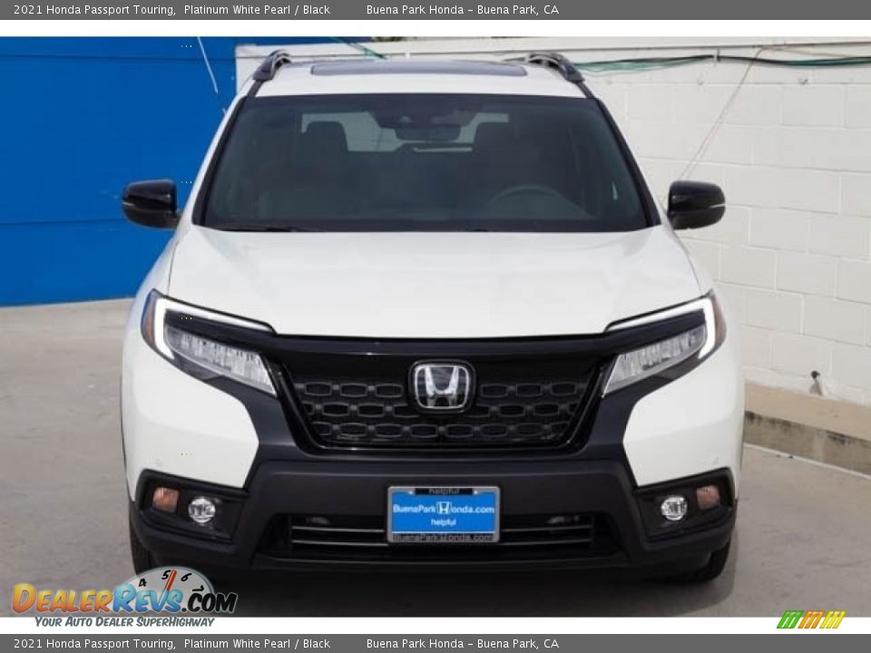 2021 Honda Passport Touring Platinum White Pearl / Black Photo #3