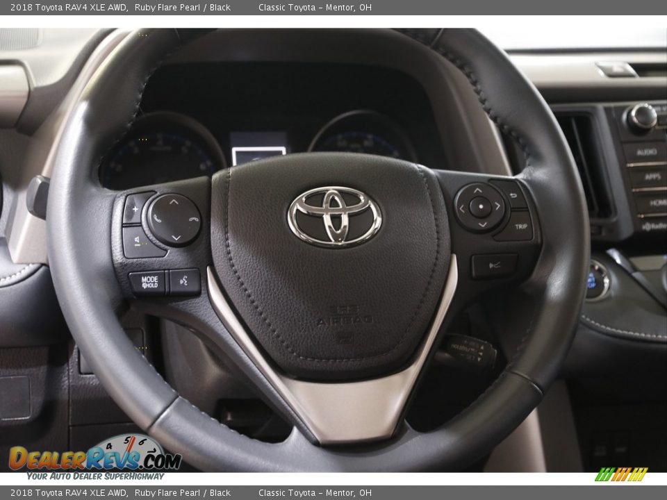 2018 Toyota RAV4 XLE AWD Ruby Flare Pearl / Black Photo #7