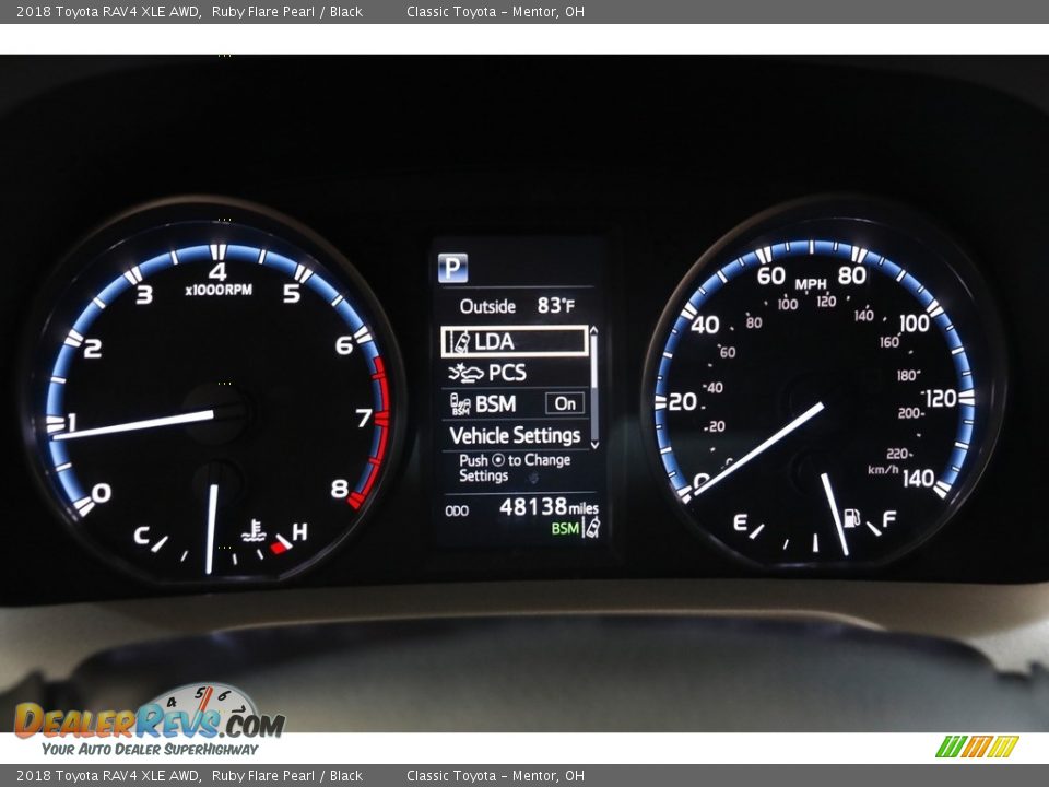 2018 Toyota RAV4 XLE AWD Ruby Flare Pearl / Black Photo #8