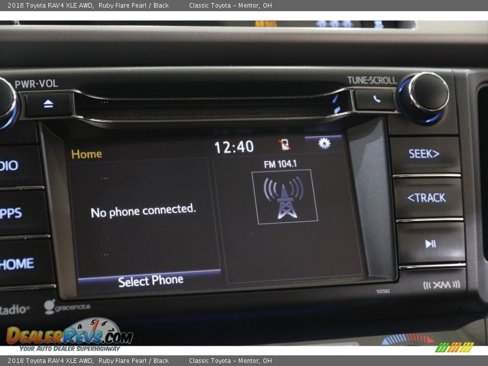 2018 Toyota RAV4 XLE AWD Ruby Flare Pearl / Black Photo #10