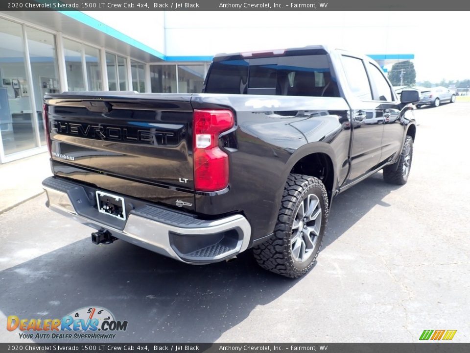 2020 Chevrolet Silverado 1500 LT Crew Cab 4x4 Black / Jet Black Photo #5