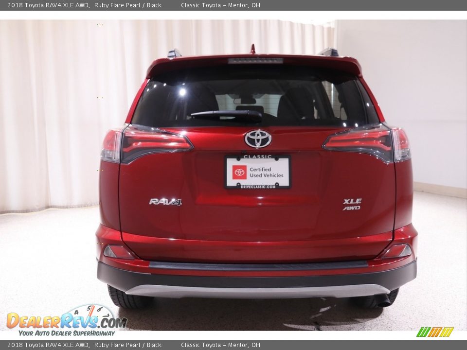 2018 Toyota RAV4 XLE AWD Ruby Flare Pearl / Black Photo #17