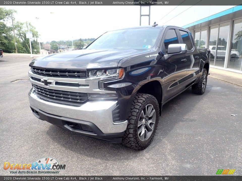 2020 Chevrolet Silverado 1500 LT Crew Cab 4x4 Black / Jet Black Photo #9