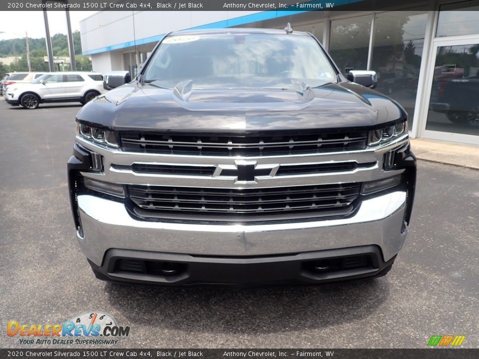 2020 Chevrolet Silverado 1500 LT Crew Cab 4x4 Black / Jet Black Photo #10