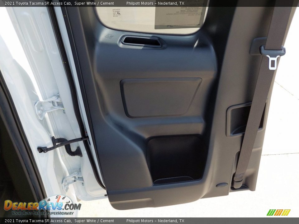 Door Panel of 2021 Toyota Tacoma SR Access Cab Photo #19