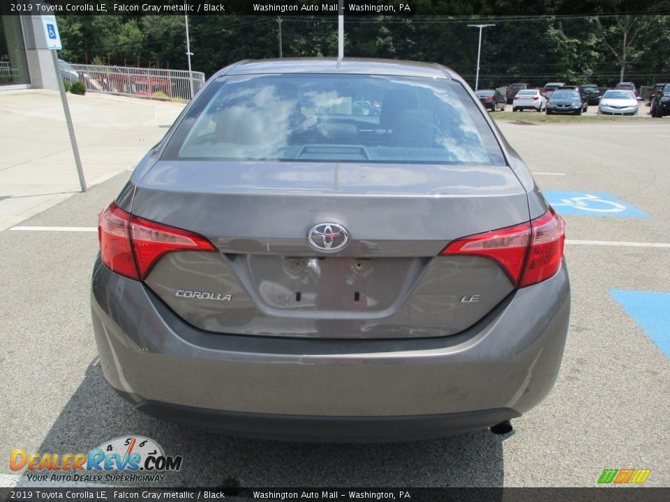 2019 Toyota Corolla LE Falcon Gray metallic / Black Photo #4