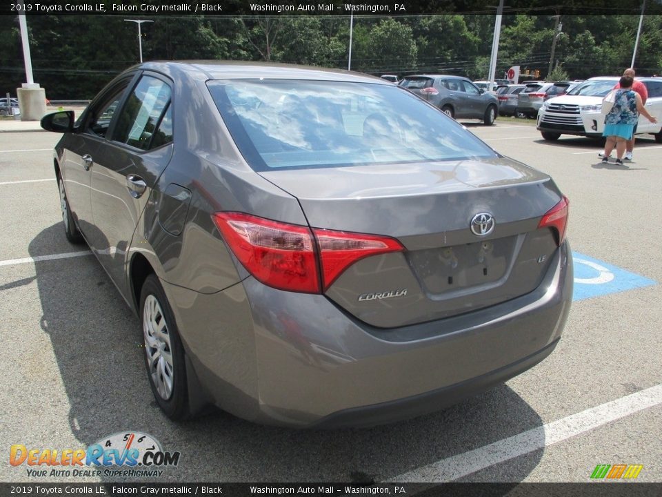 2019 Toyota Corolla LE Falcon Gray metallic / Black Photo #5