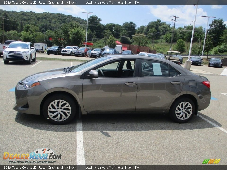 2019 Toyota Corolla LE Falcon Gray metallic / Black Photo #8