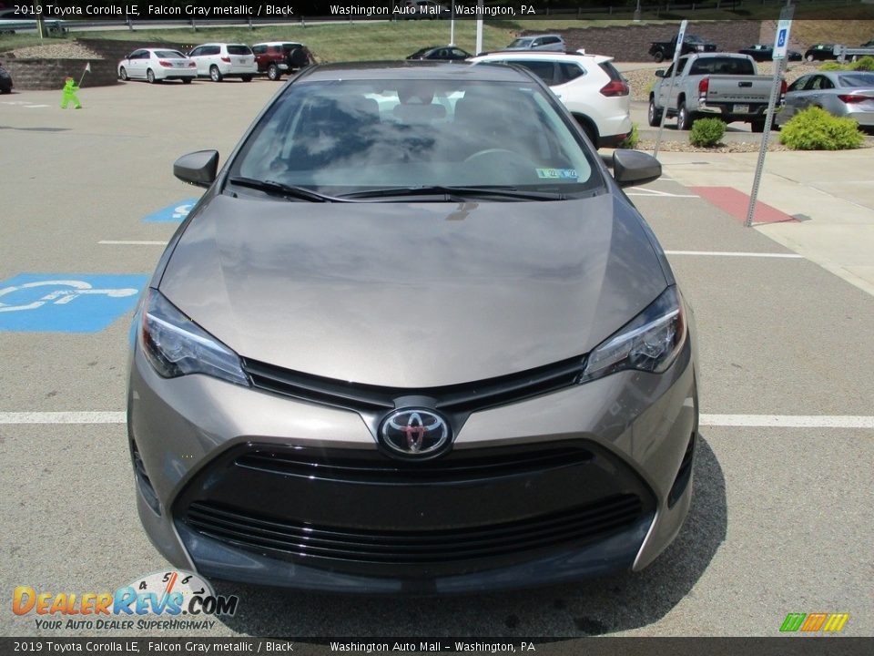 2019 Toyota Corolla LE Falcon Gray metallic / Black Photo #10