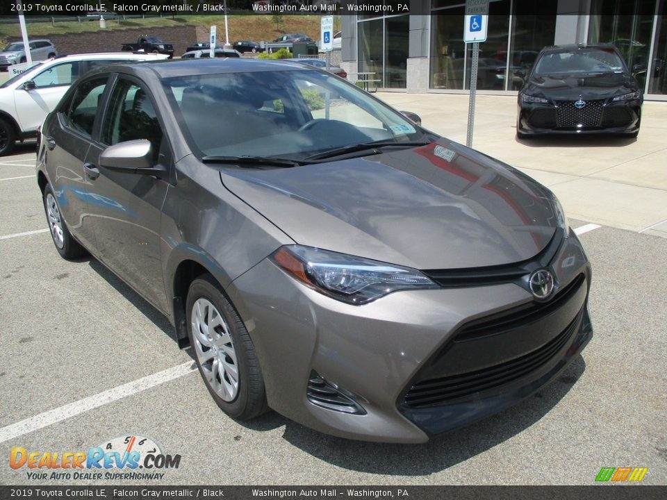 2019 Toyota Corolla LE Falcon Gray metallic / Black Photo #11