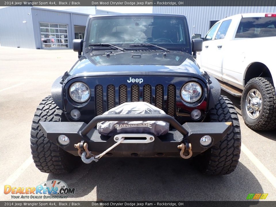 2014 Jeep Wrangler Sport 4x4 Black / Black Photo #2