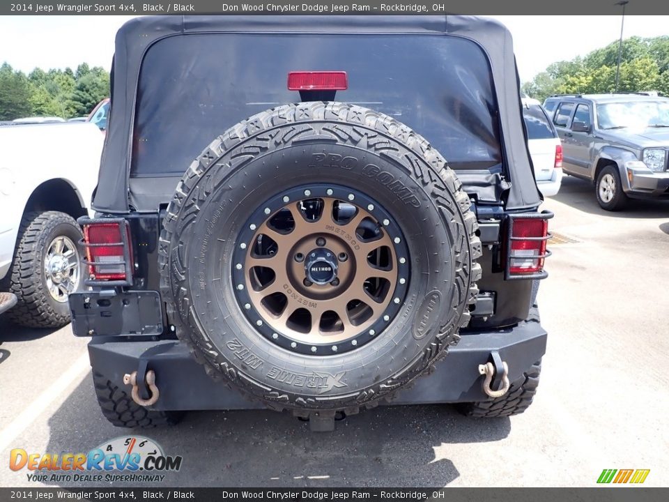 2014 Jeep Wrangler Sport 4x4 Black / Black Photo #5