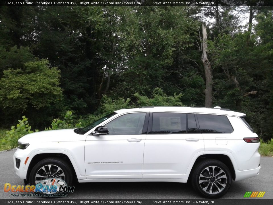 Bright White 2021 Jeep Grand Cherokee L Overland 4x4 Photo #1