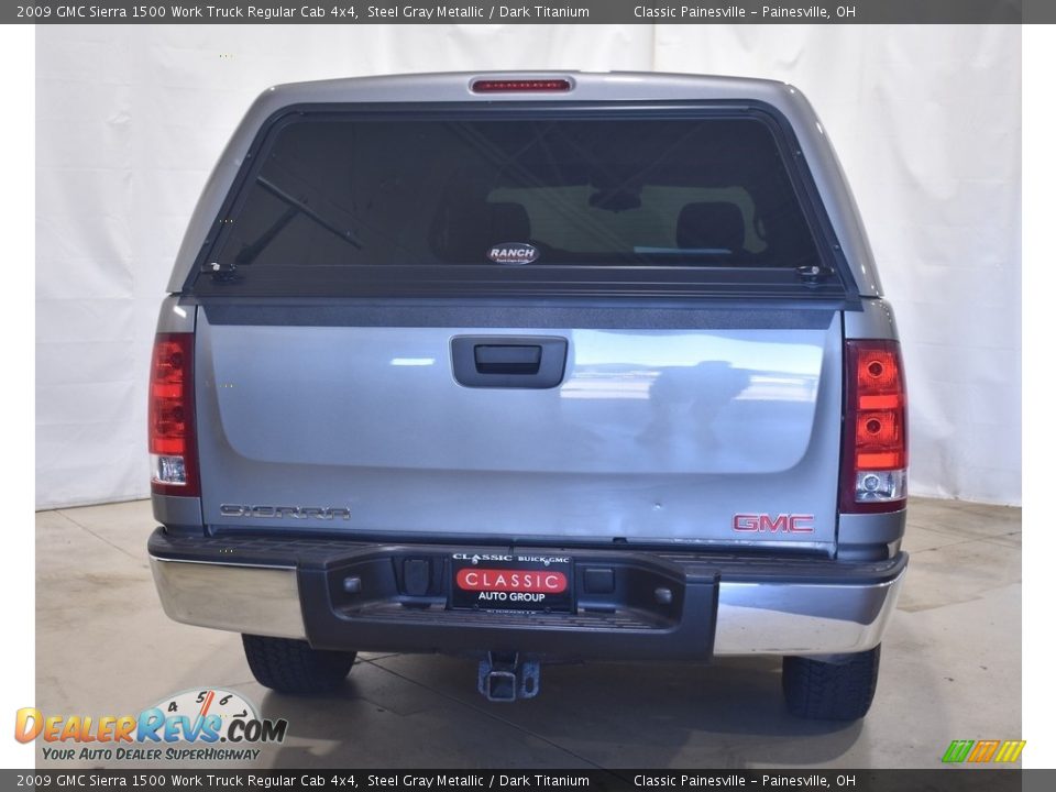 2009 GMC Sierra 1500 Work Truck Regular Cab 4x4 Steel Gray Metallic / Dark Titanium Photo #3