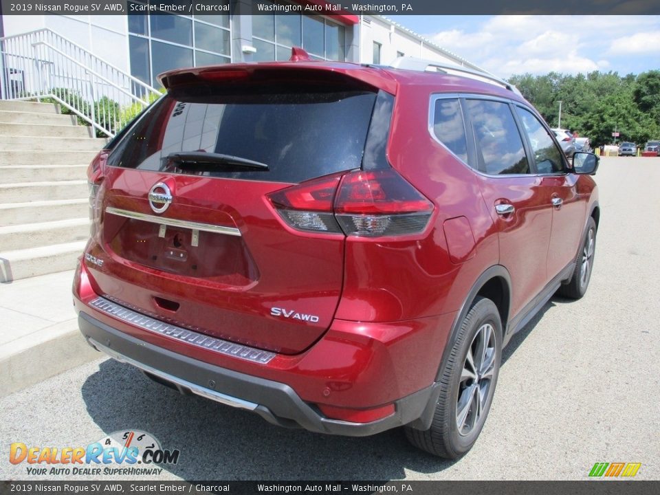 2019 Nissan Rogue SV AWD Scarlet Ember / Charcoal Photo #3