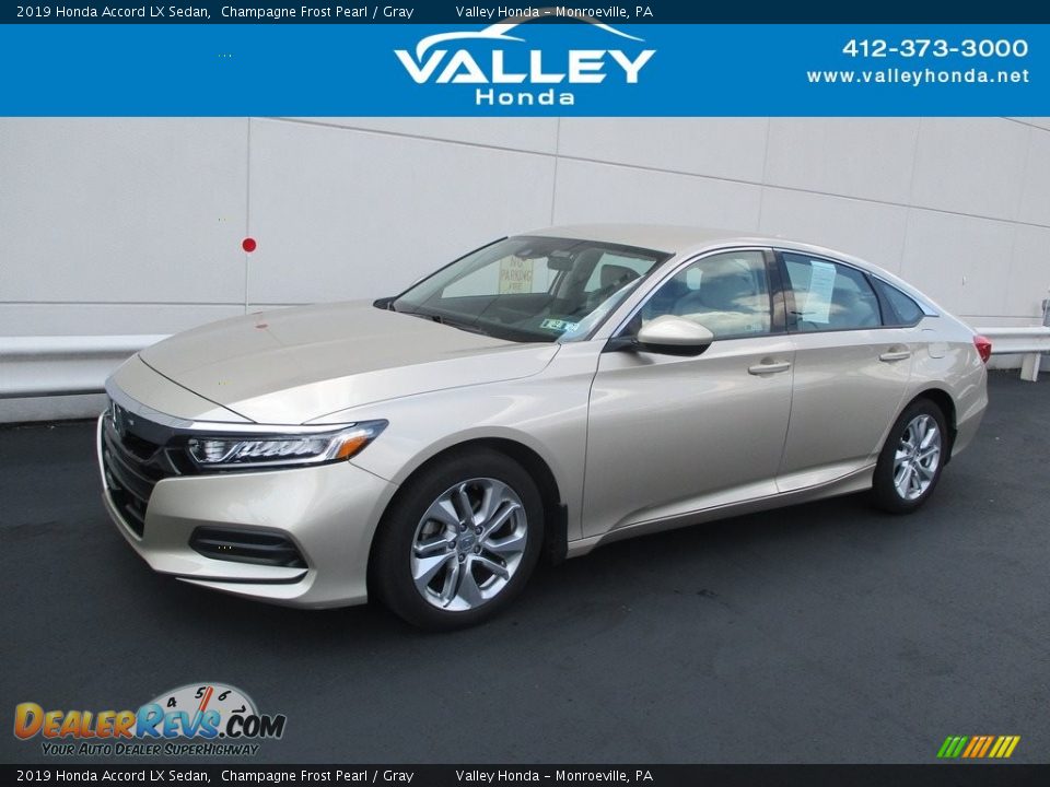 2019 Honda Accord LX Sedan Champagne Frost Pearl / Gray Photo #1