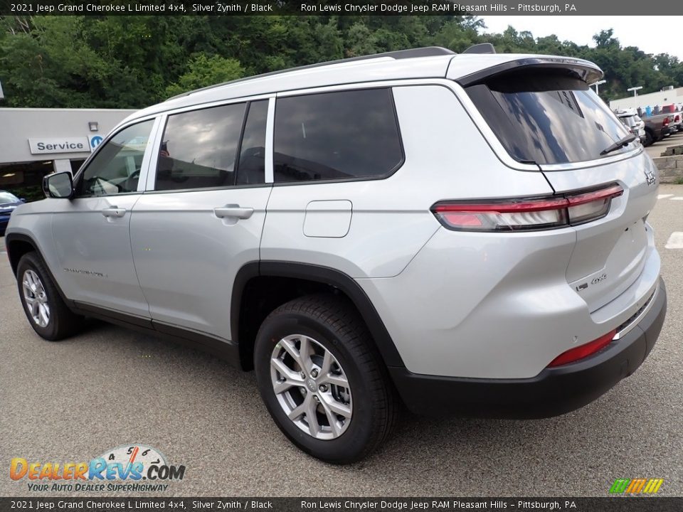 2021 Jeep Grand Cherokee L Limited 4x4 Silver Zynith / Black Photo #3