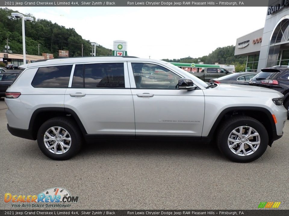2021 Jeep Grand Cherokee L Limited 4x4 Silver Zynith / Black Photo #7