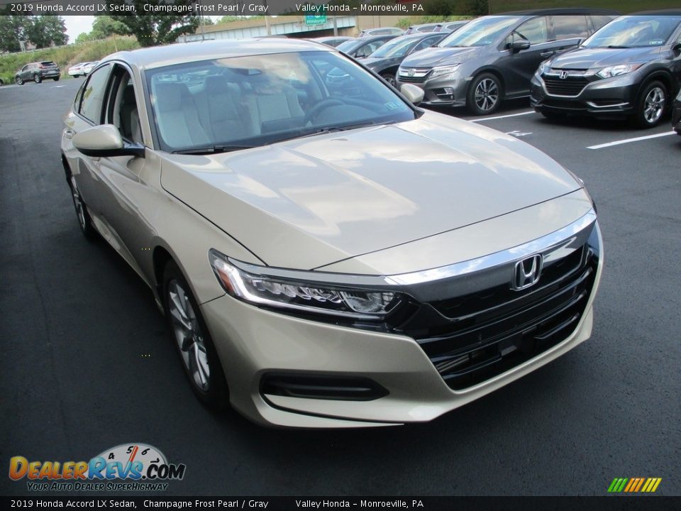 2019 Honda Accord LX Sedan Champagne Frost Pearl / Gray Photo #7