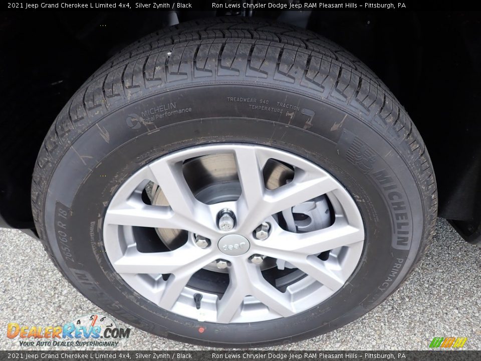 2021 Jeep Grand Cherokee L Limited 4x4 Silver Zynith / Black Photo #10