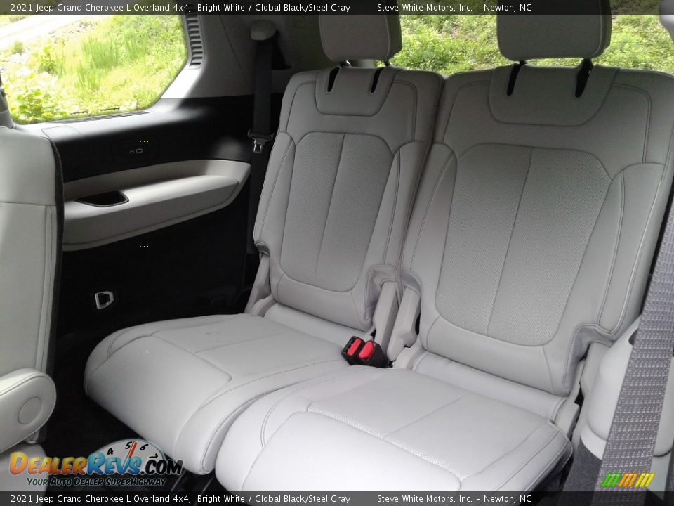 Rear Seat of 2021 Jeep Grand Cherokee L Overland 4x4 Photo #16